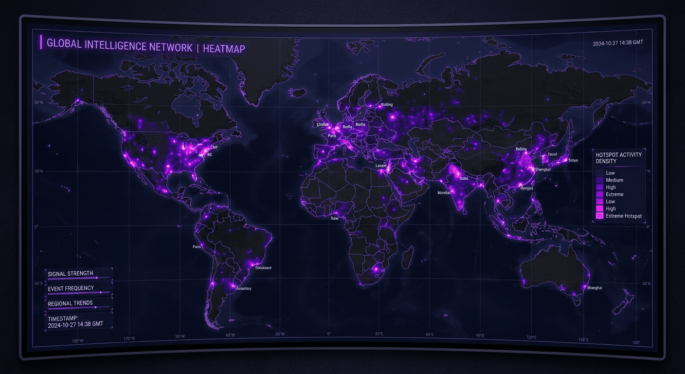 Hotspot probability map