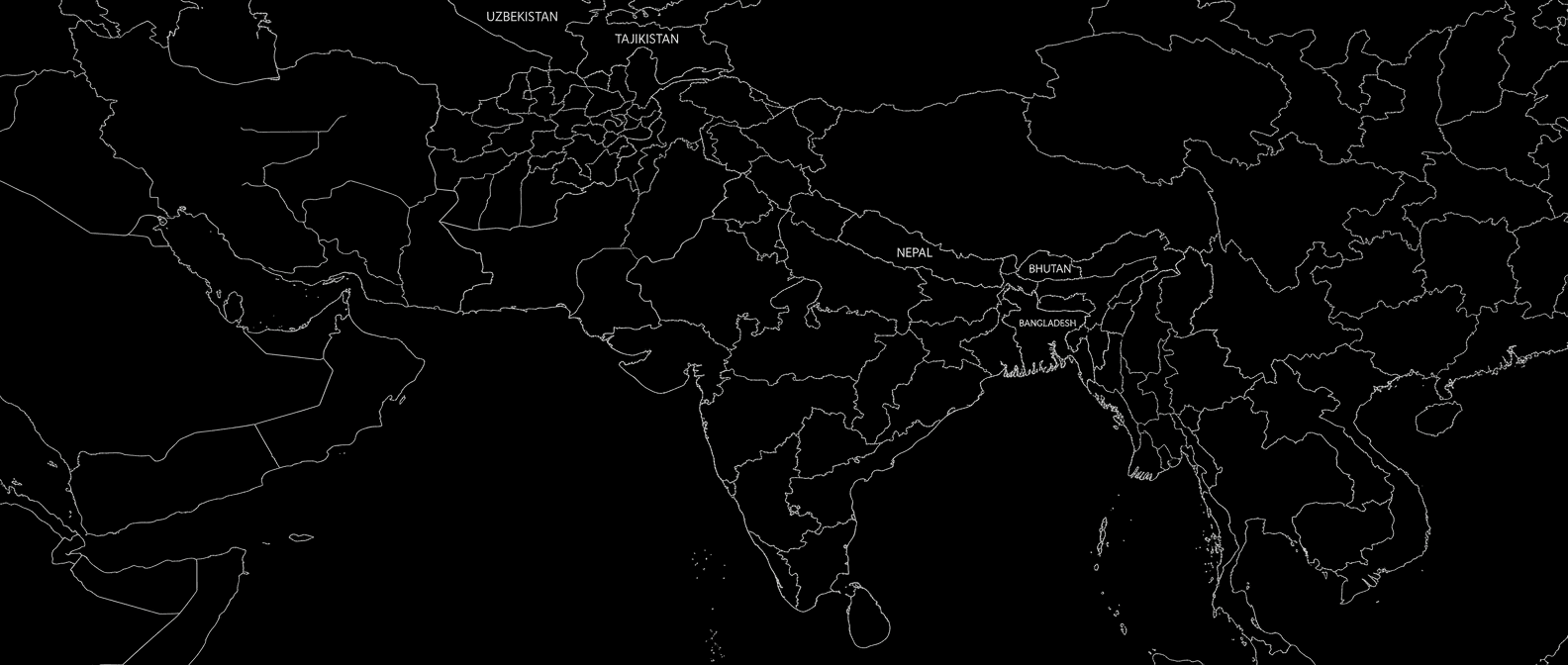 South Asia conflict map background